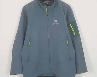 Arc'teryx Gamma Mx Vintage Polartec Blk/grn Zip Jacket - Etsy