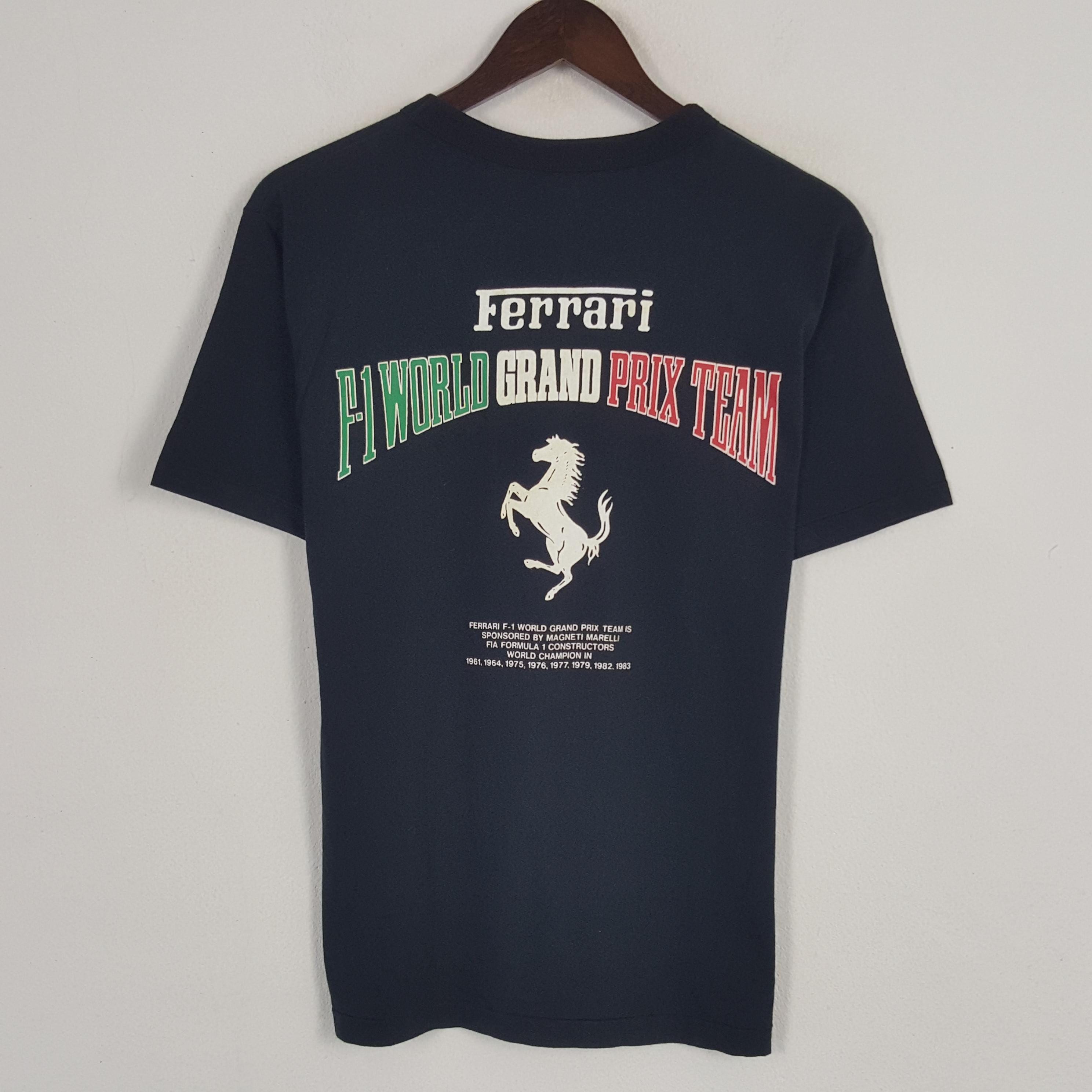 Vintage Ferrari F1 World Grand Prix Team Tshirt - Etsy Israel