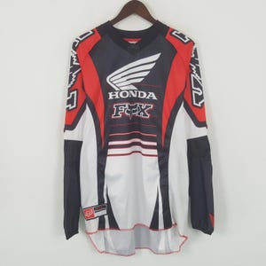 Vintage Honda x Fox Sport Motocross Jersey Tshirt