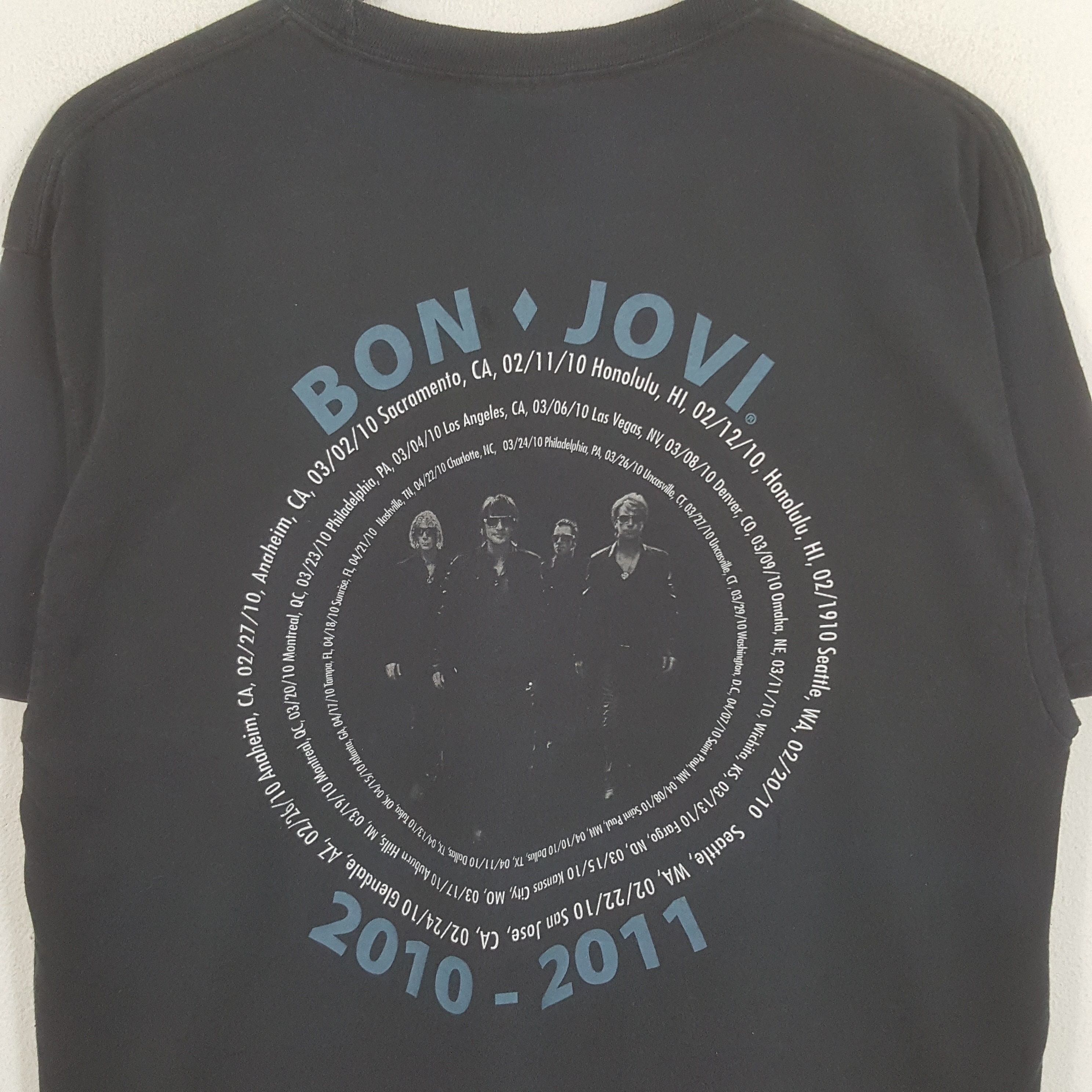 Vintage Bon Jovi the Circle Tour 2010 Tshirt - Etsy UK