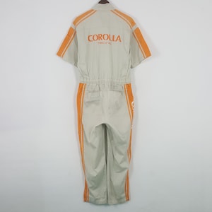 Vintage Toyota Corolla Tecno Sport Jumpsuit Coverall Jacket