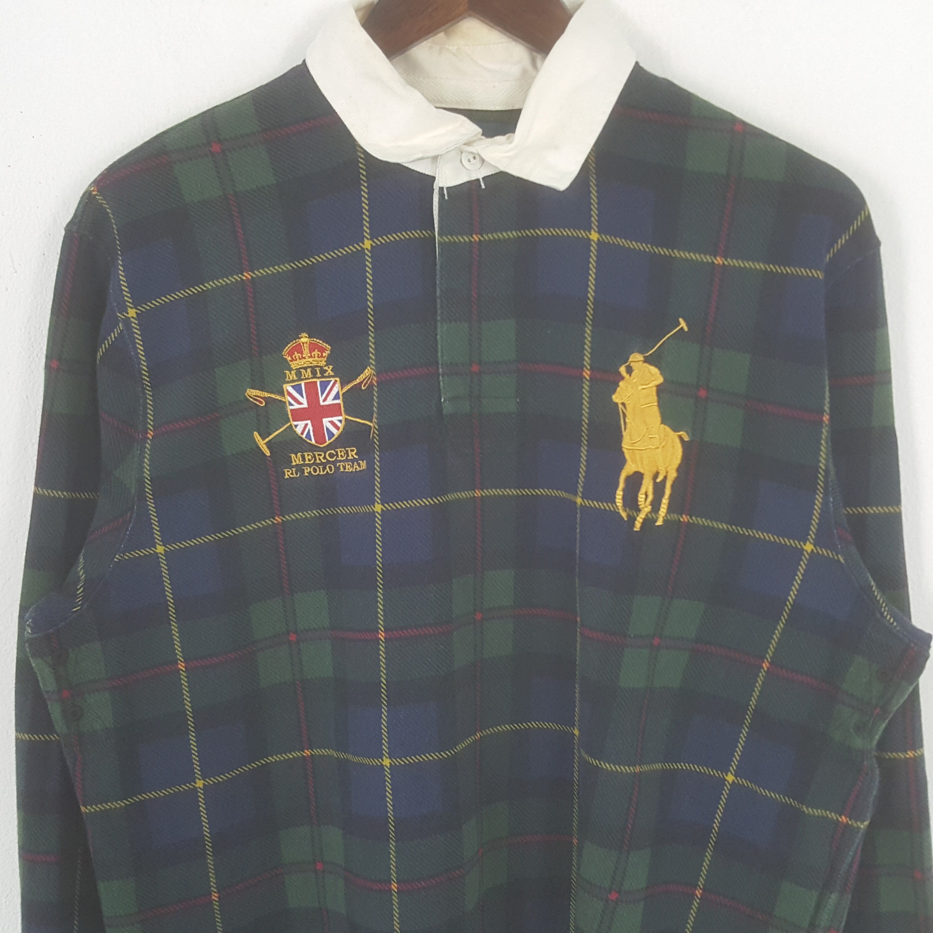 Vintage Polo Ralph Lauren Mercer RL Polo Team Polo Shirt Etsy
