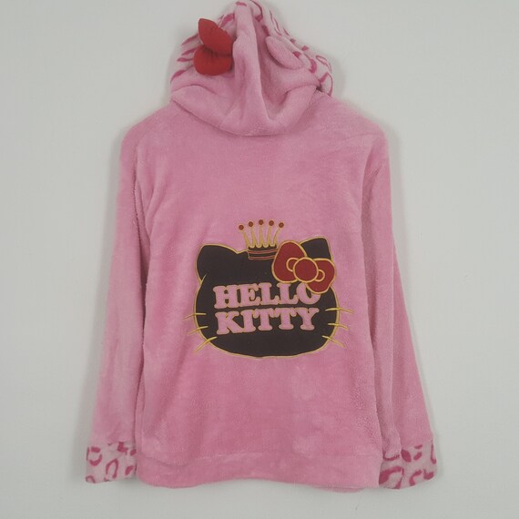 Vintage Hello Kitty Sherpa Zipper Jacket Hoodies - Etsy