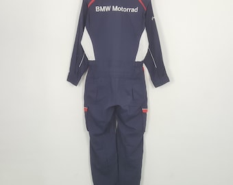 BMWサロペット Vintage BMW Worker Coverall / Overall / Jumpsuits Size L Mechanic
