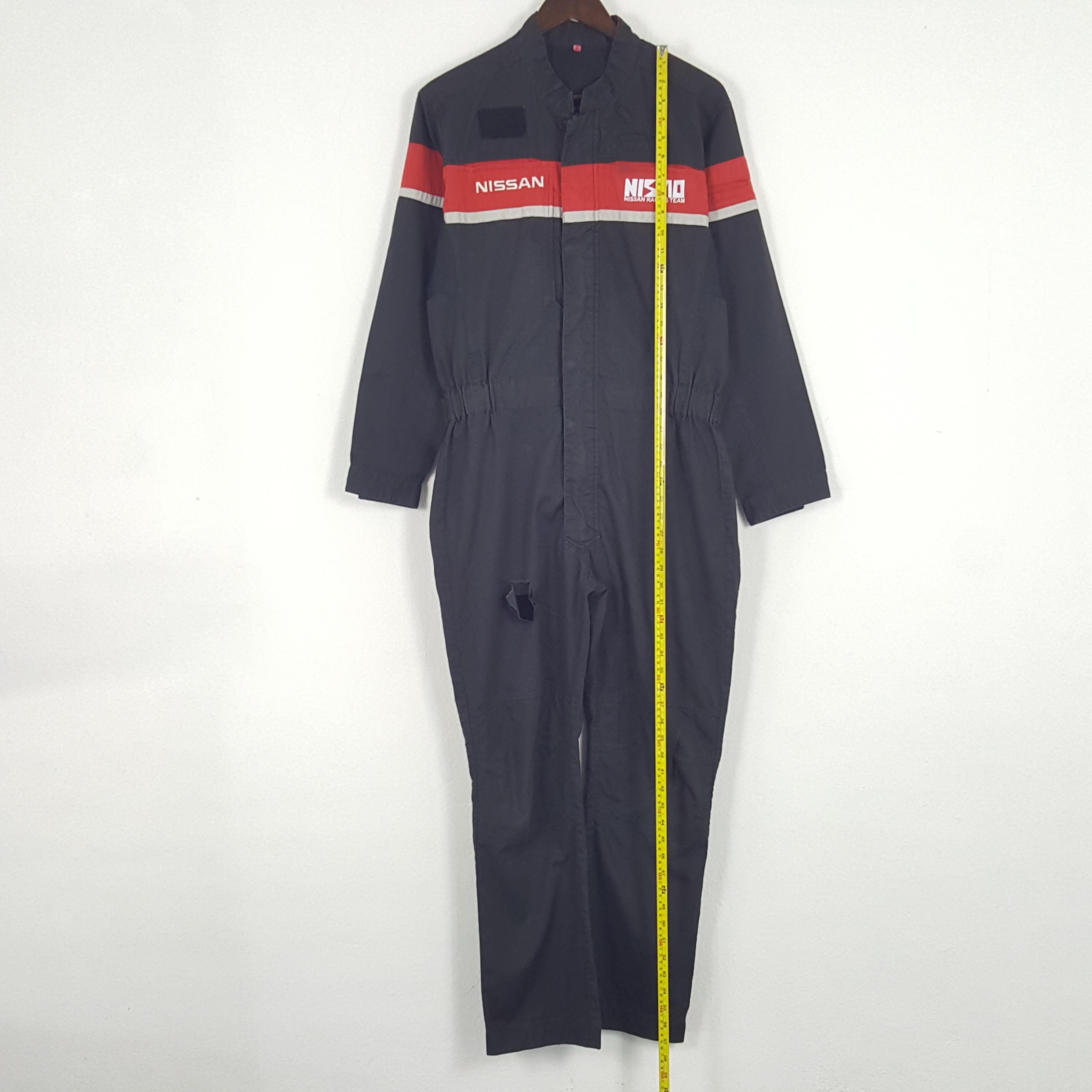 Vintage Nismo Nissan Racing Team Custom Art Logo Coverall Jumpsuit