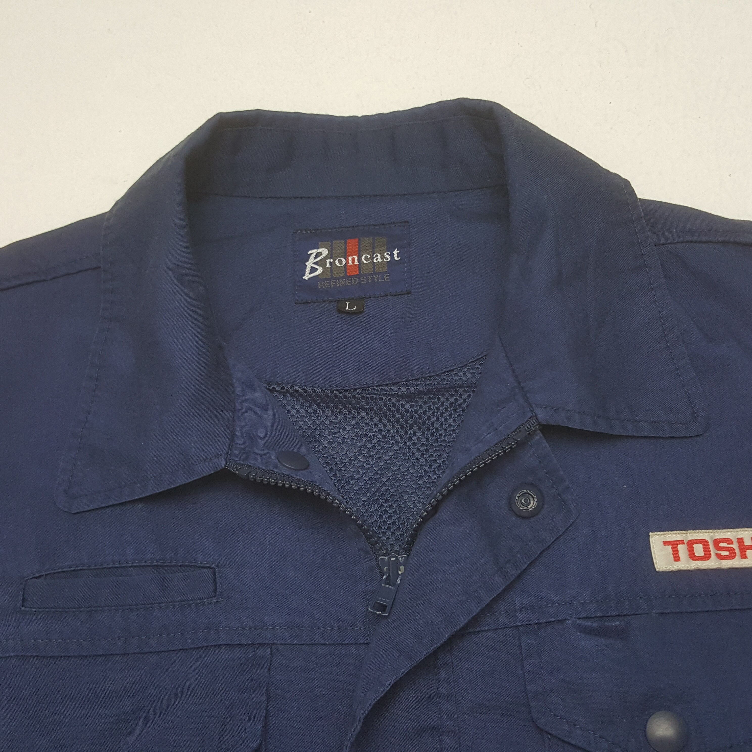 Vintage Toshiba Worker Uniform Jacket - Etsy