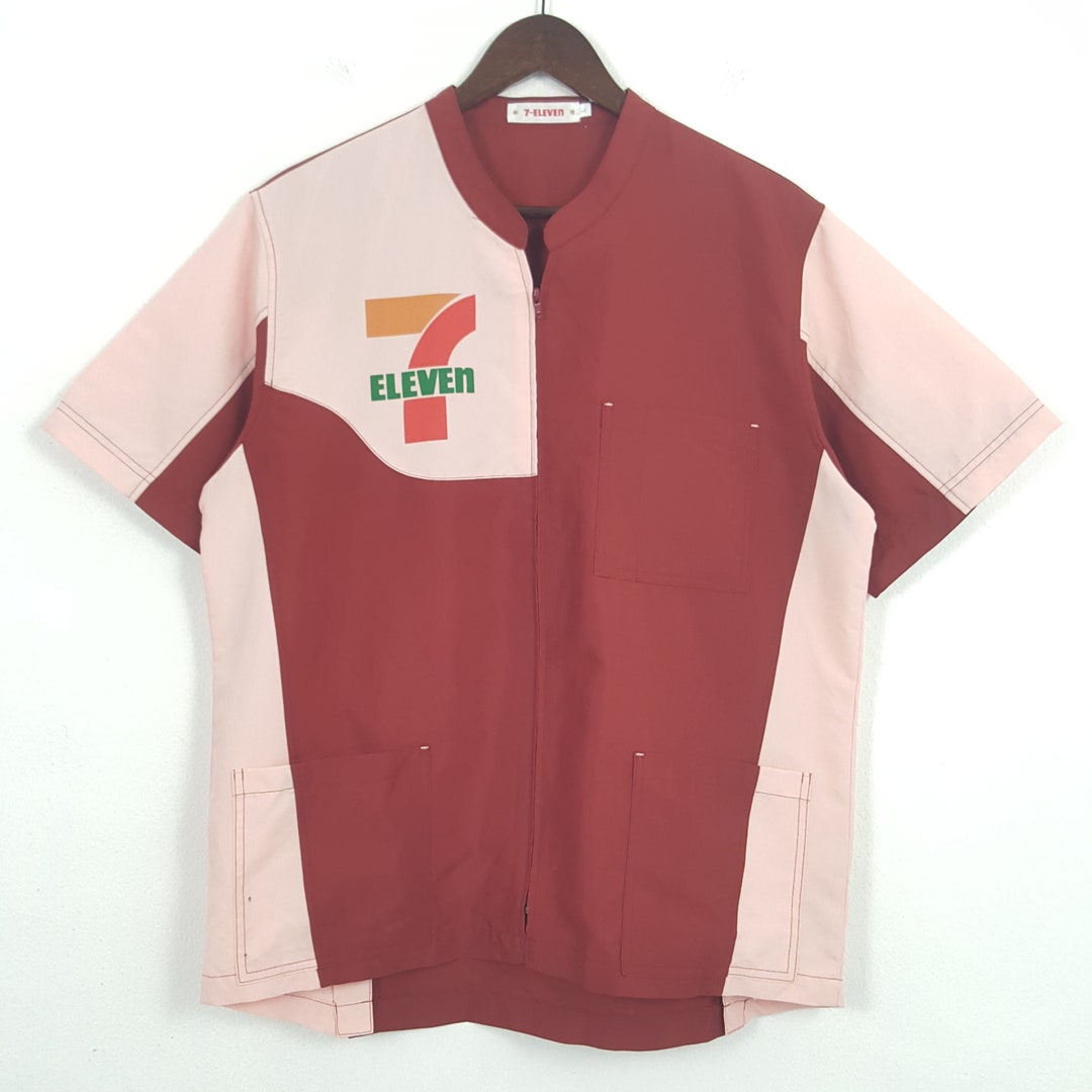 Vintage 7 Eleven Work Uniform Jacket Etsy