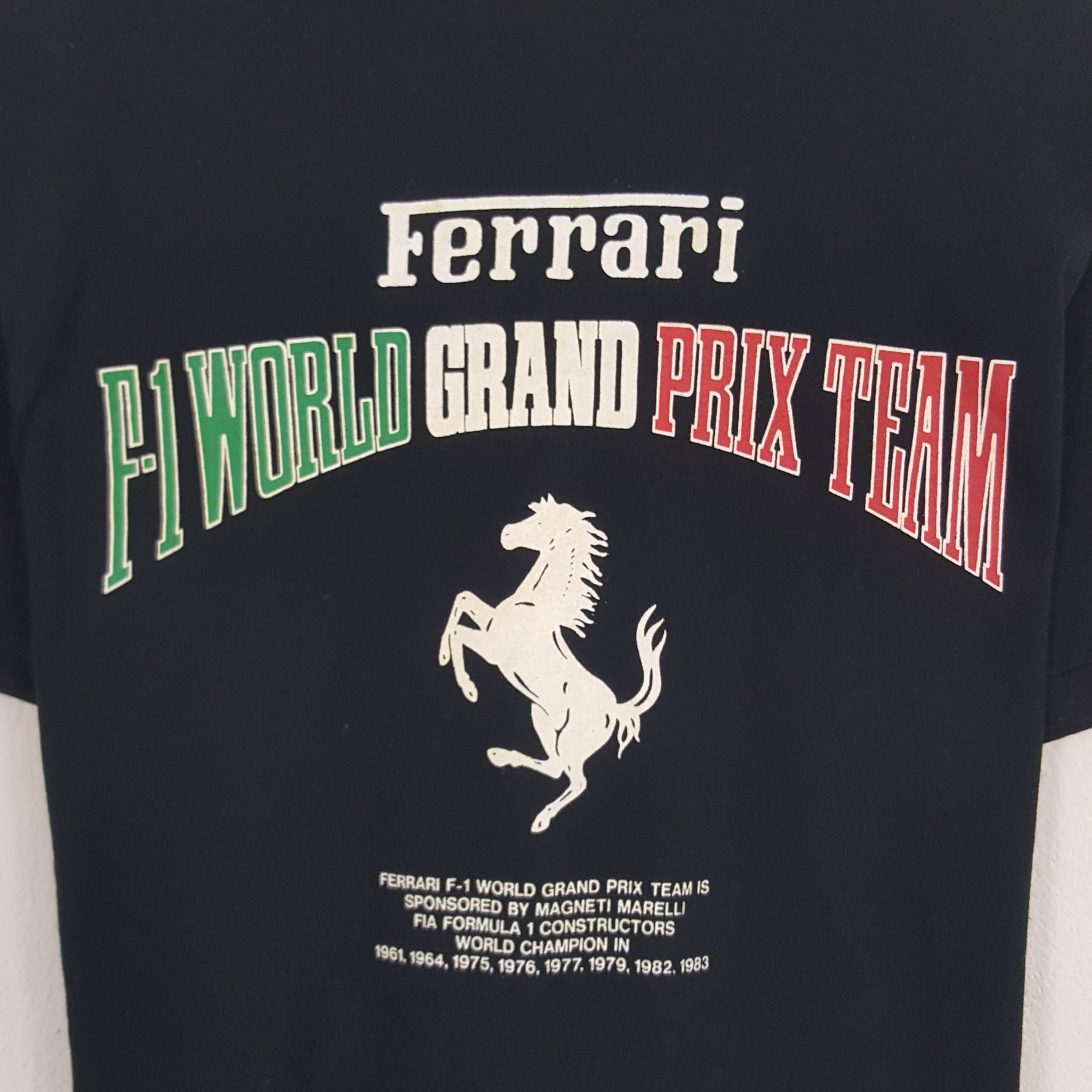 Vintage Ferrari F1 World Grand Prix Team Tshirt - Etsy Israel