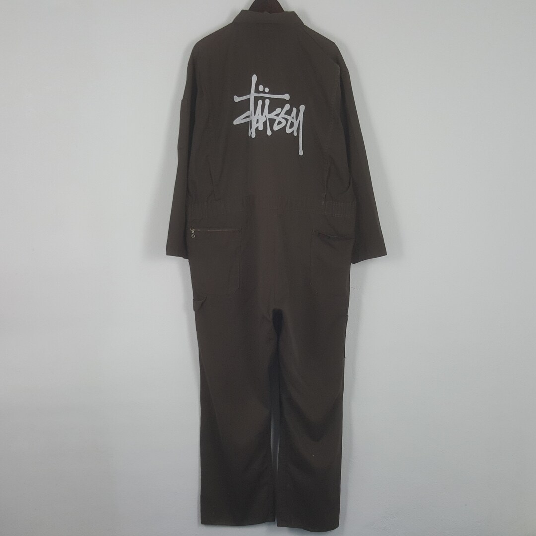 Vintage Stussy Custom Art Big Jumpsuit Coverall Jacket - Etsy