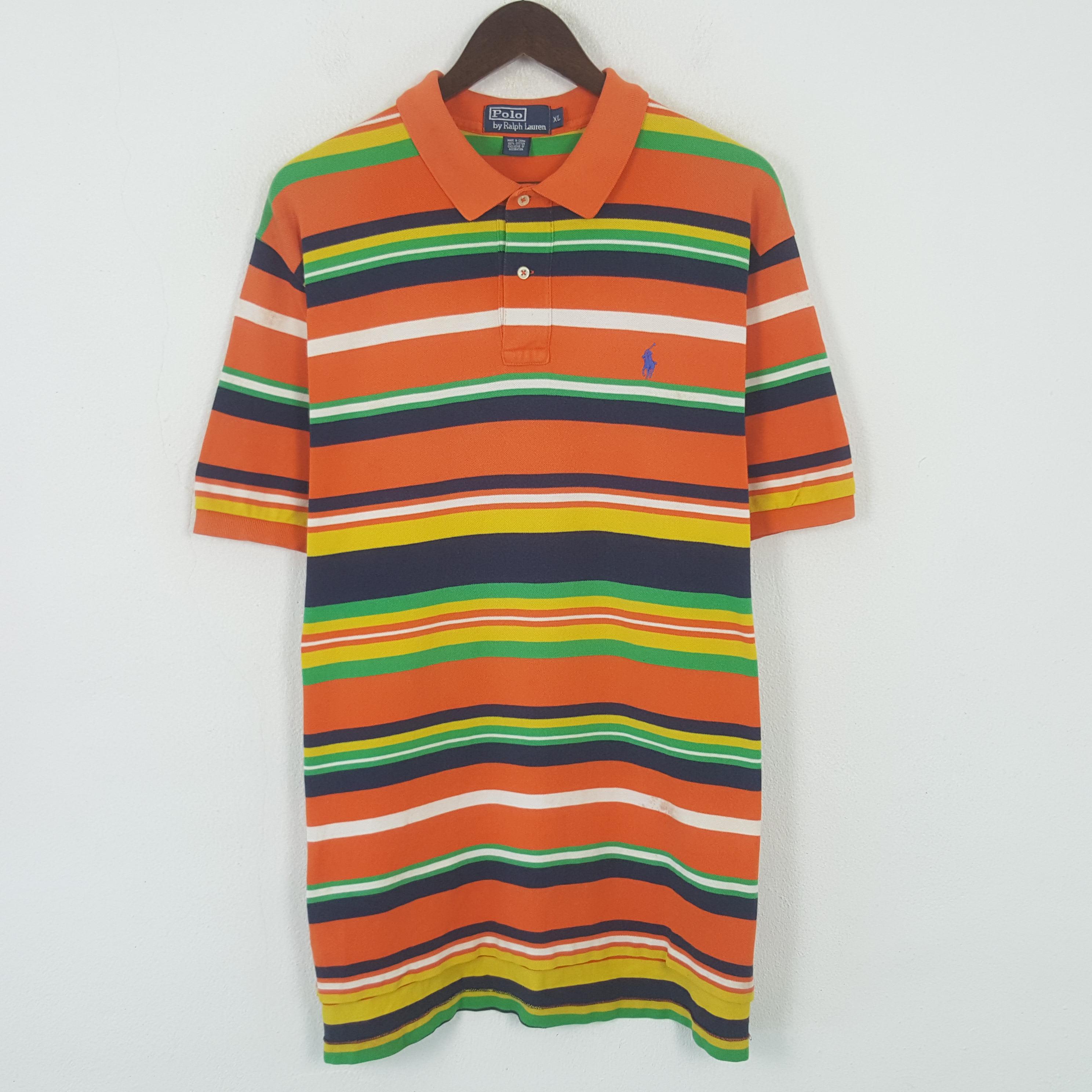 Vintage Polo Ralph Lauren Striped Colorfull Polos Shirt - Etsy