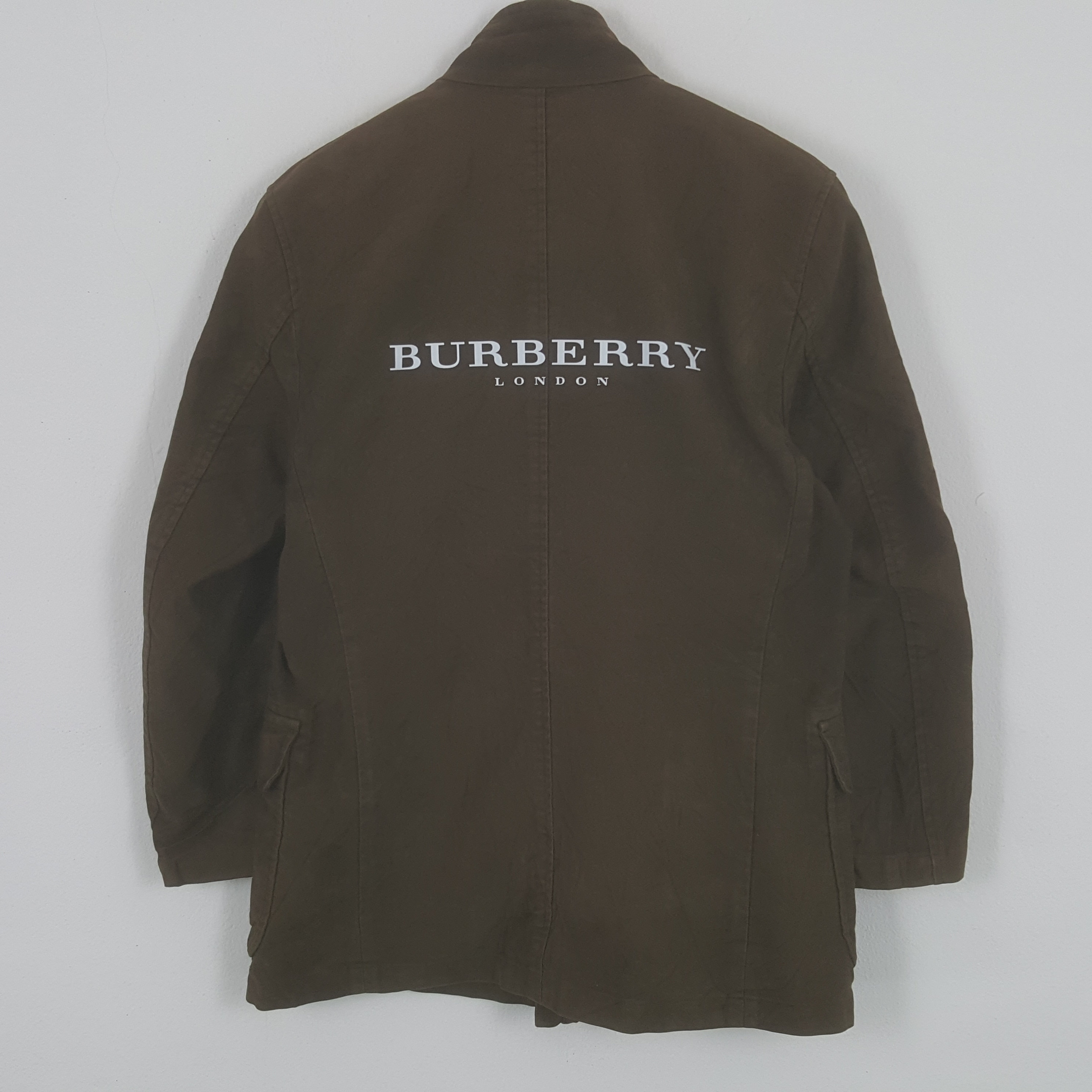 Vintage Burberry London Custom Art Zipper Jacket - Etsy