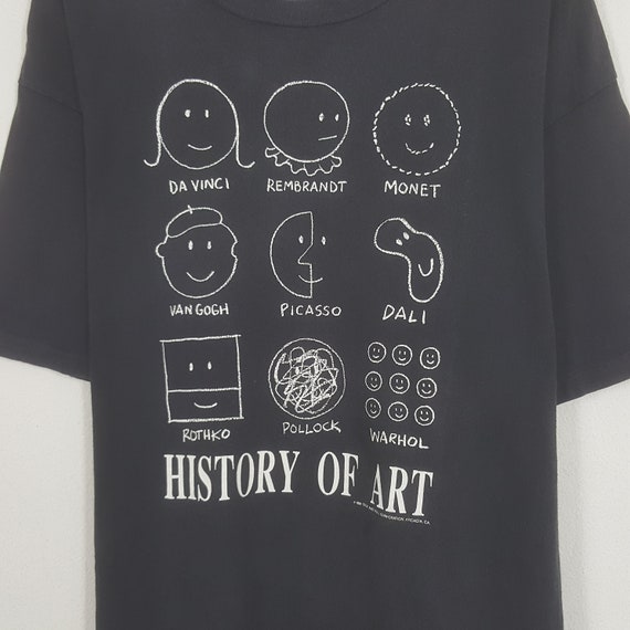 Vintage History of Art Tshirt - Etsy