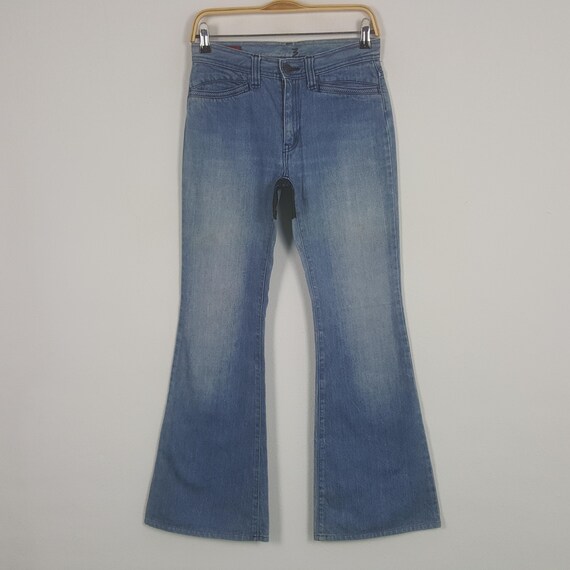 Vintage Hysteric Glamour Custom Art Bootcut Japanese Style Jeans
