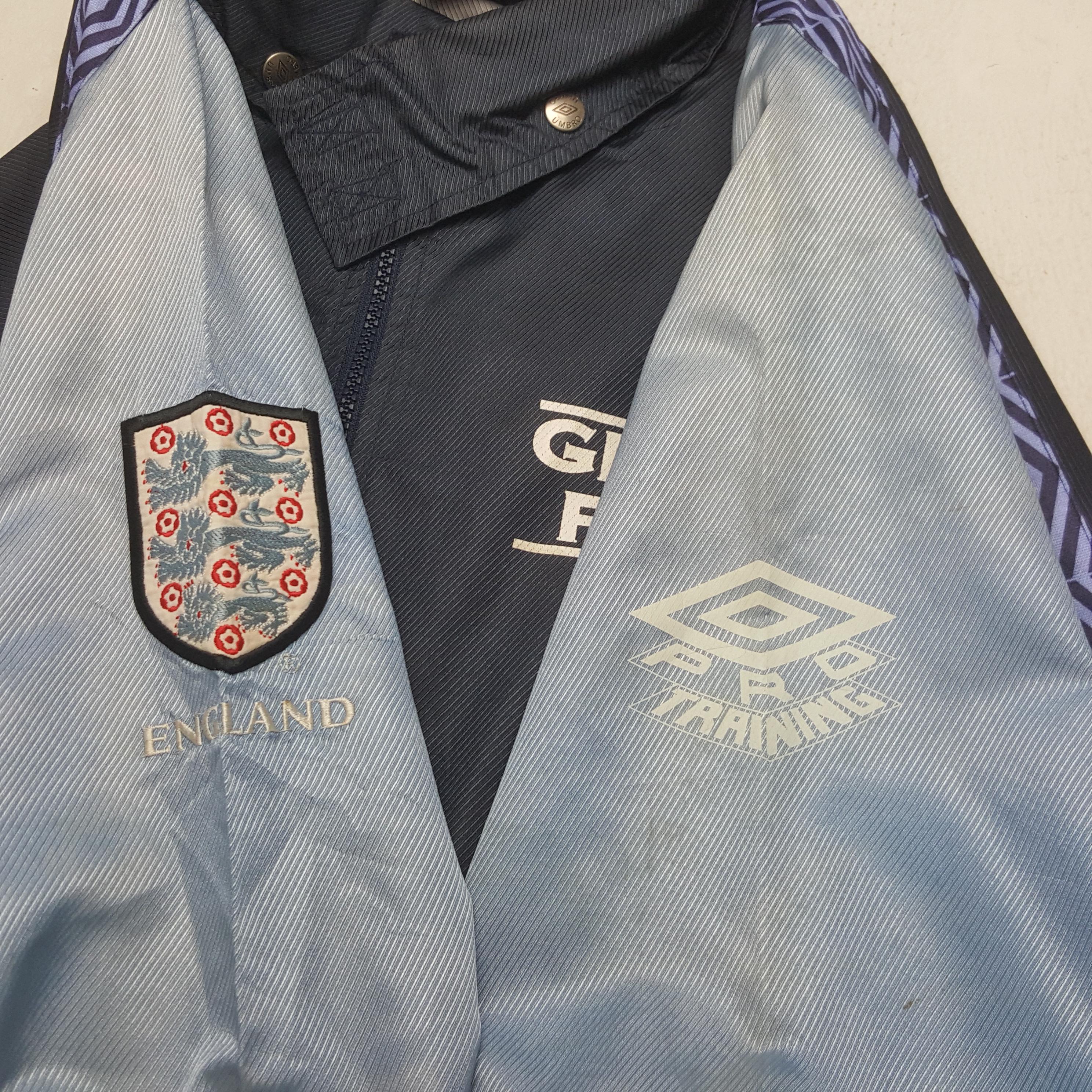 Vintage Umbro England FC Green Flag Windbreaker Jacket - Etsy Israel