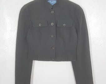 Chaqueta vintage Prada Milano con botones para mujer