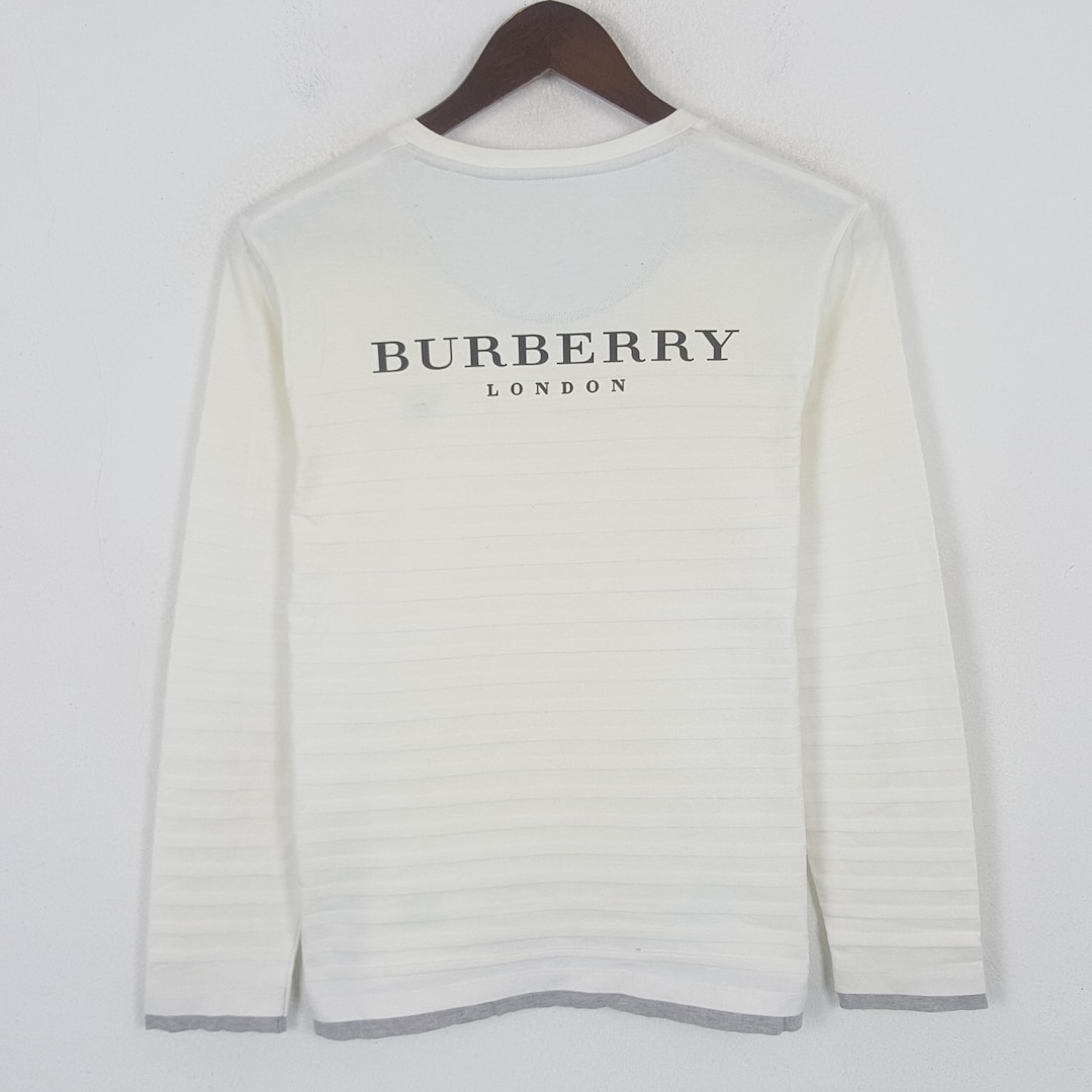 Vintage Burberry London Black Label Custom Spell Out Tshirt - Etsy