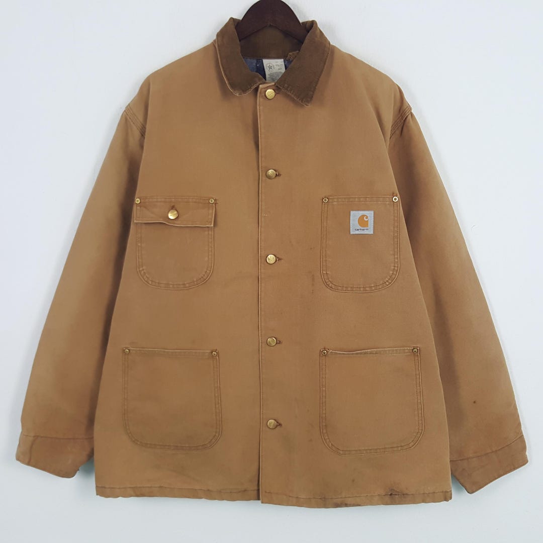 Vintage Carhartt 4 Pocket Duck Jacket - Etsy Israel