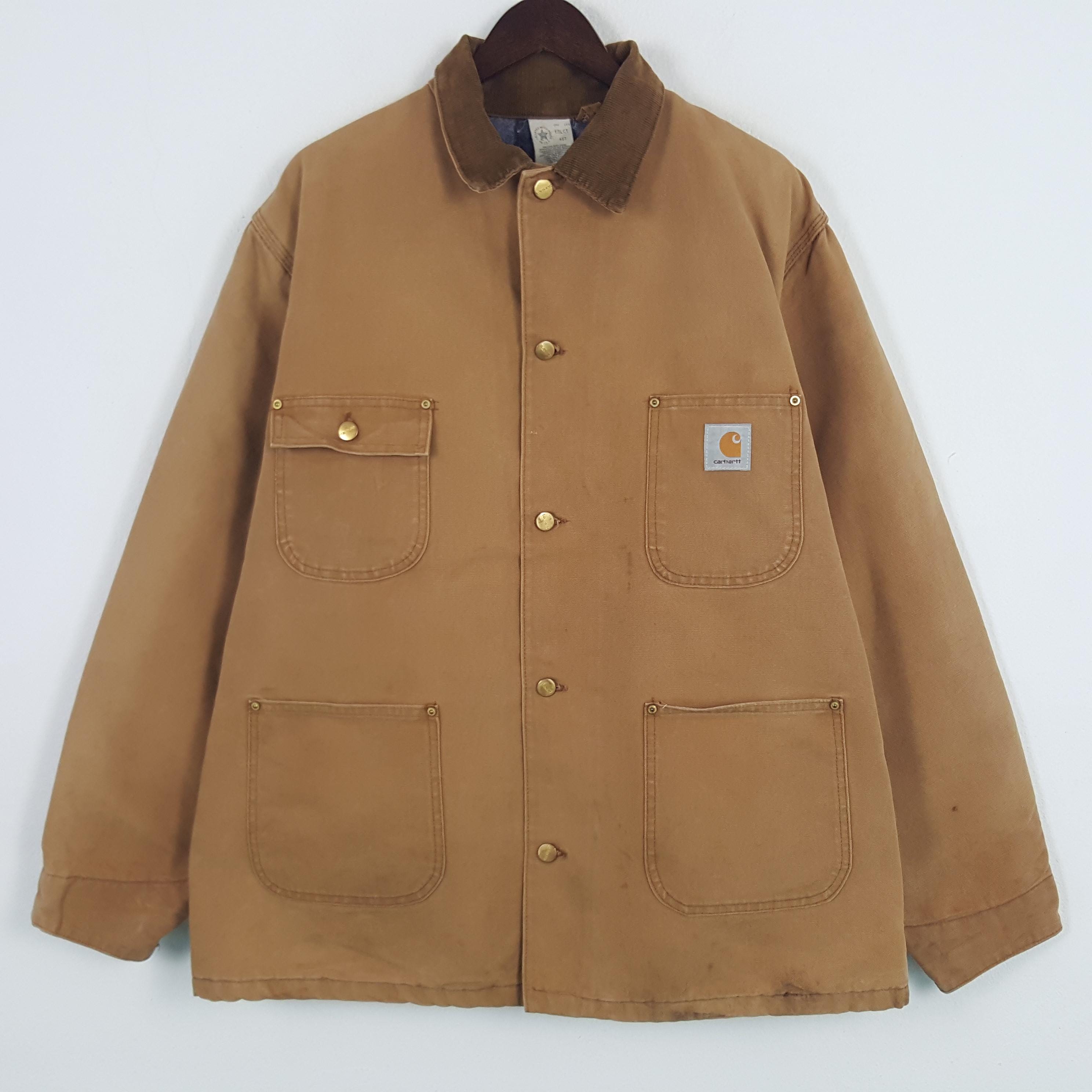 Vintage Carhartt 4 Pocket Duck Jacket - Etsy Canada
