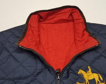 Vintage Polo Ralph Lauren Reversible Zipper Jacket - Etsy