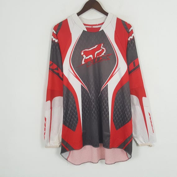 Vintage Fox Racing Motocross Jersey Tshirt - Etsy