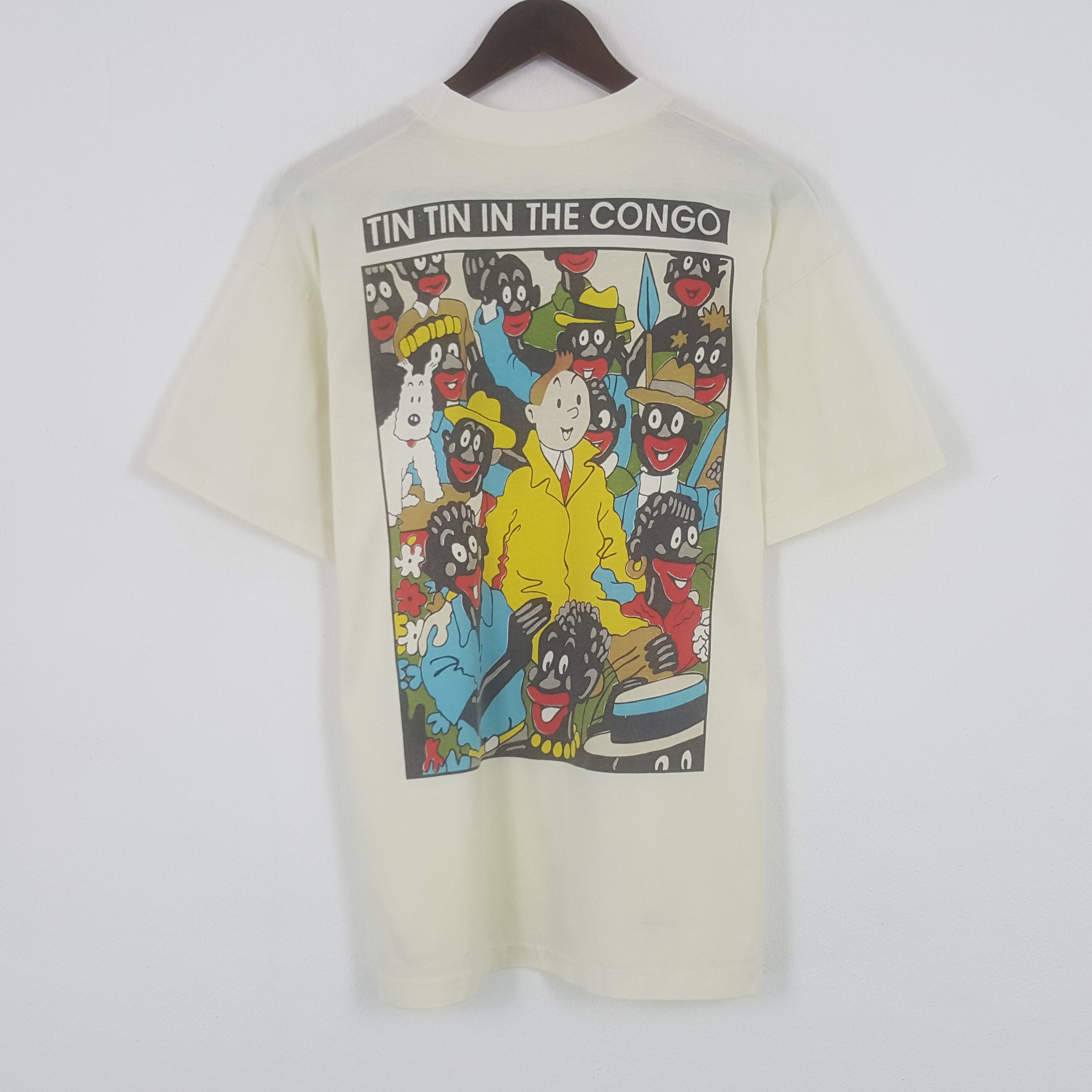 Vintage Tintin in the Congo Tshirt - Etsy