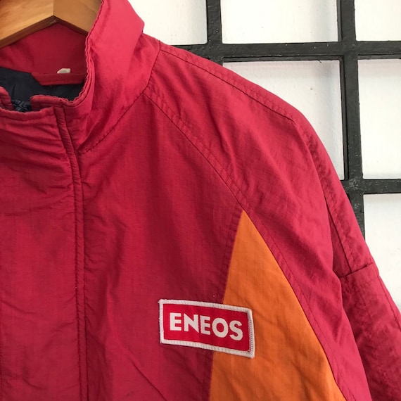 Vintage ENEOS Puffer Jacket Parkas View 3
