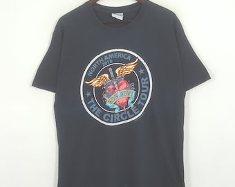 BON JOVI the Circle Tour 2010 T-shirt / American Rock Band / Size