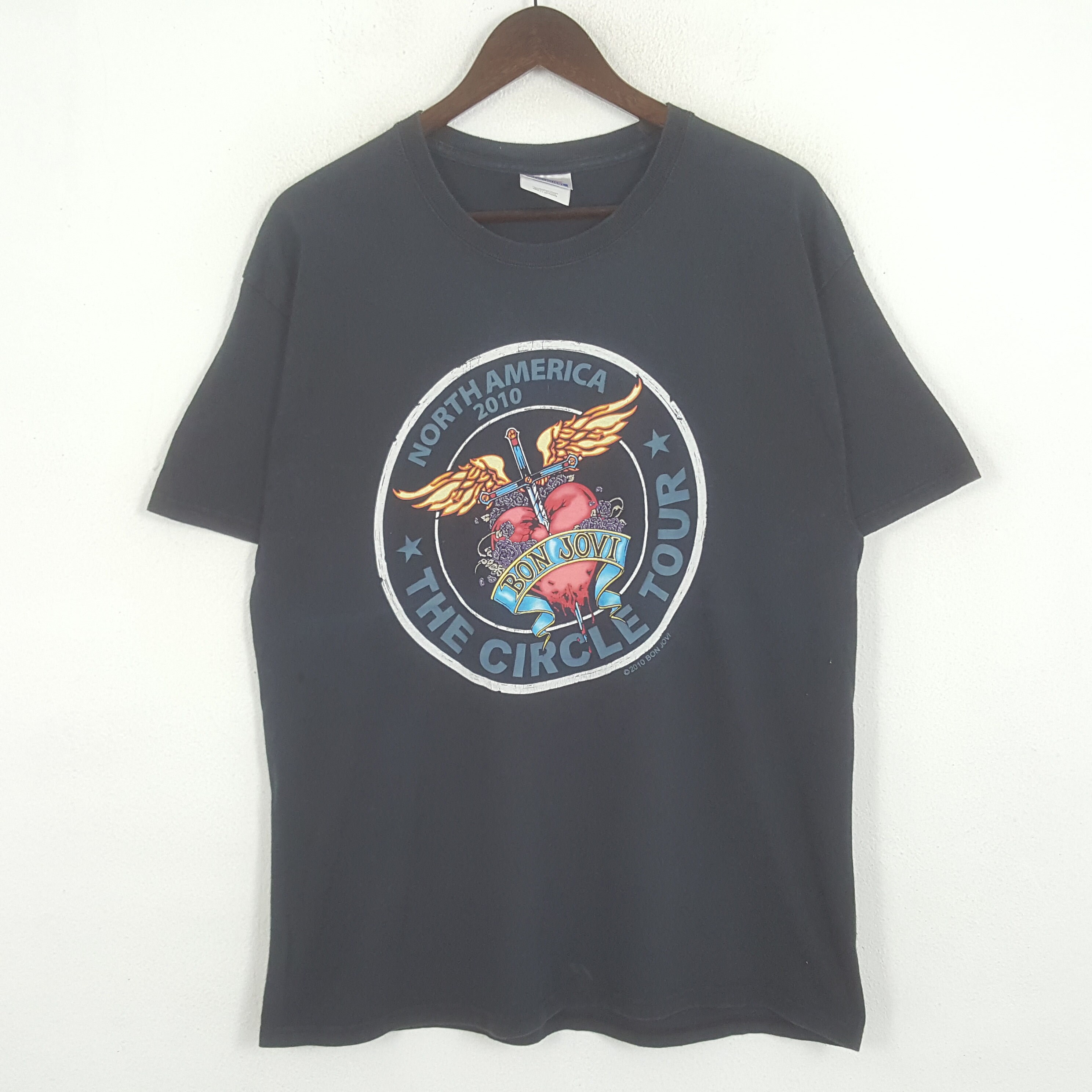 Vintage Bon Jovi the Circle Tour 2010 Tshirt - Etsy UK