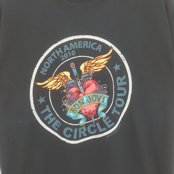 Vintage Bon Jovi the Circle Tour 2010 Tshirt - Etsy UK