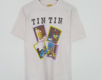 ヴィンテージ タンタン Tシャツ - Etsy 日本