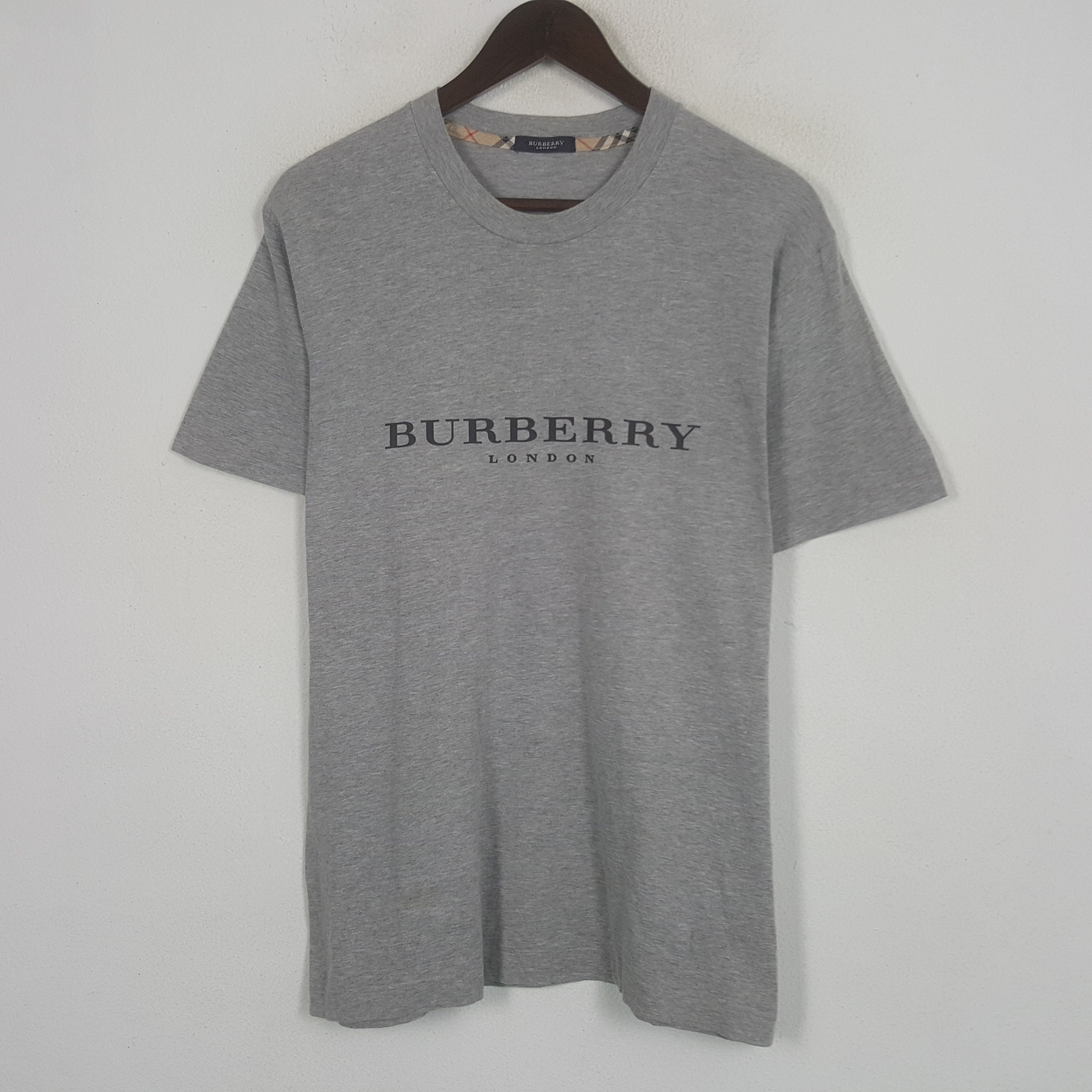 Vintage Burberry London Japanese Custom Art Logo Tshirt - Etsy