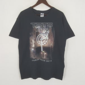 Toto 1988 The Seventh One World Tour Gray Shirt size S Japan