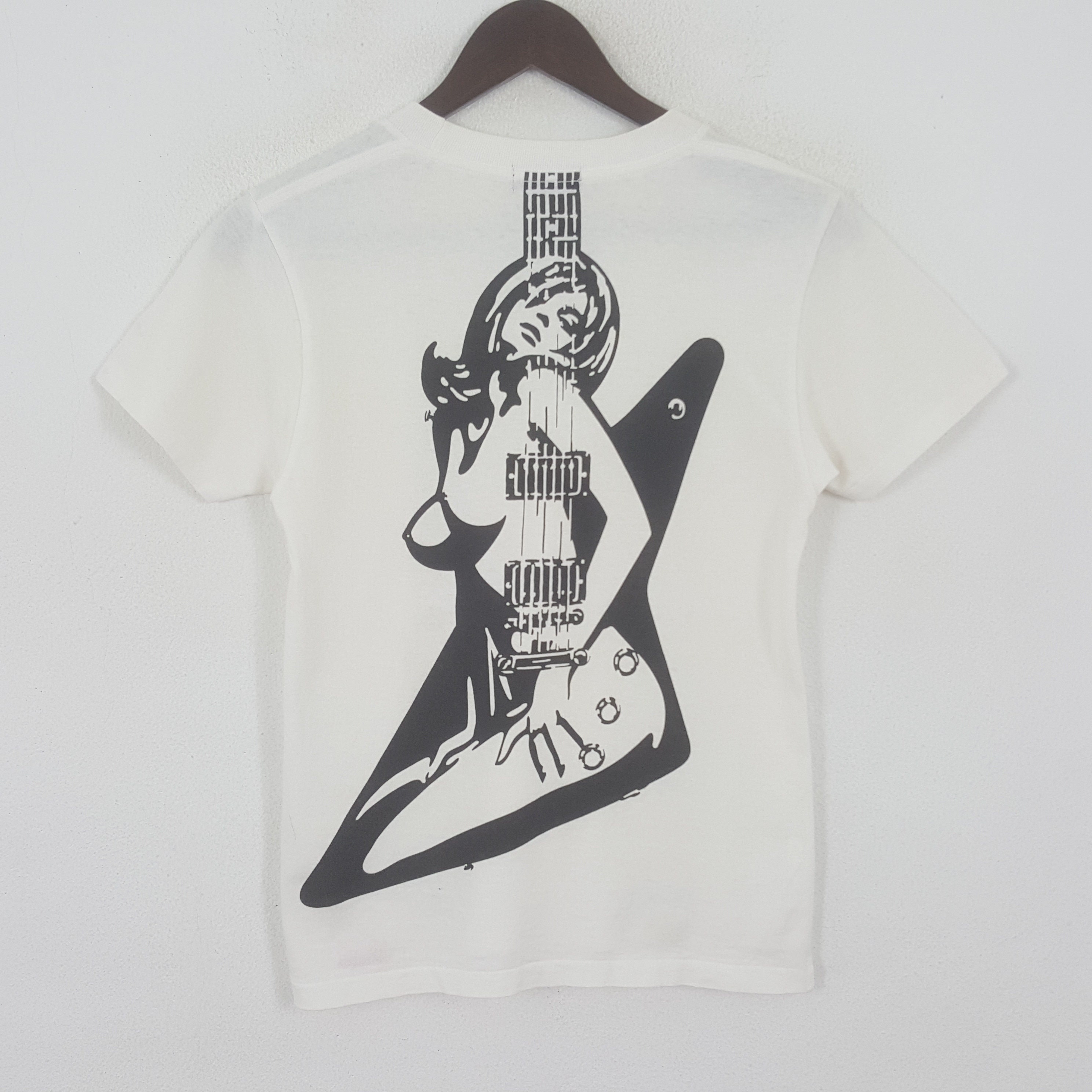 Vintage Hysteric Glamour Naked Guitar Tshirt - Etsy Finland