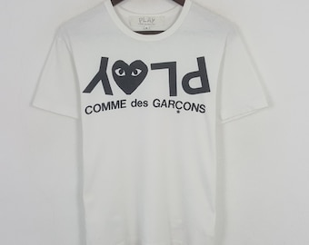 Vintage koszulka Comme des Garcons PLAY Big Spell Out z logo