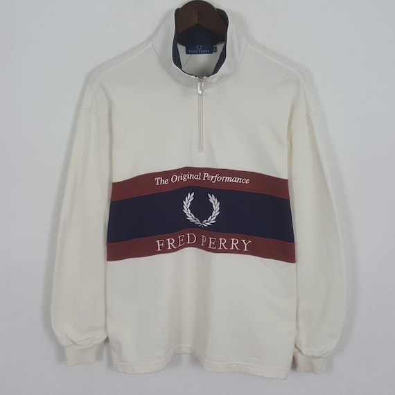 Vintage Fred Perry Sweatshirt - Etsy