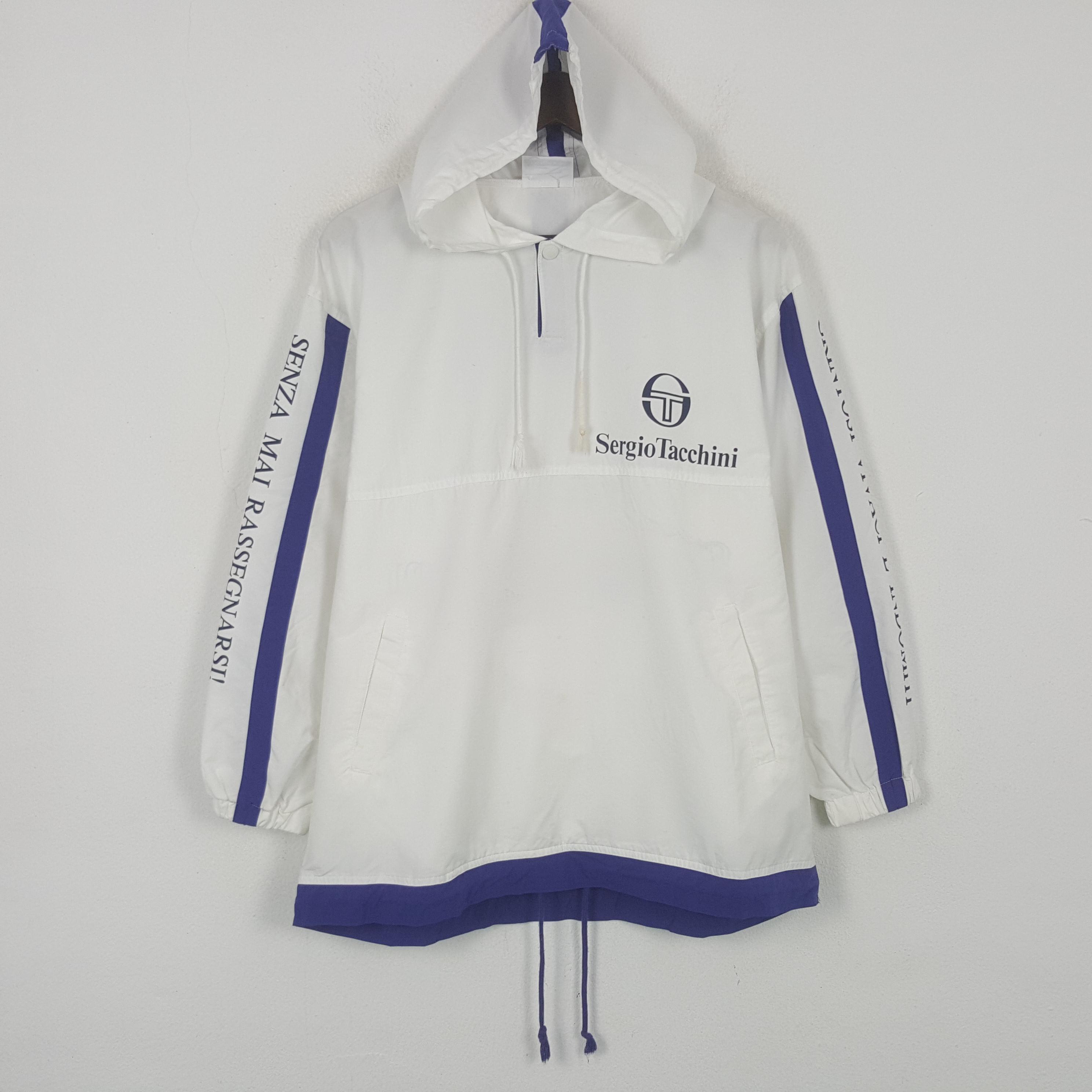 Vintage Sergio Tacchini Big Logo Zipper Jacket Hoodie - Etsy