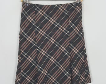 Burberry Blue Label Nova Check Midi Skirt - Etsy