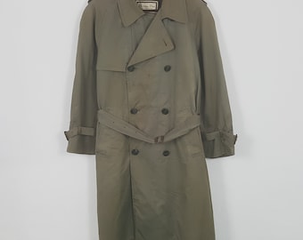 Vintage Christian Dior Trench Coat Faded Jacket