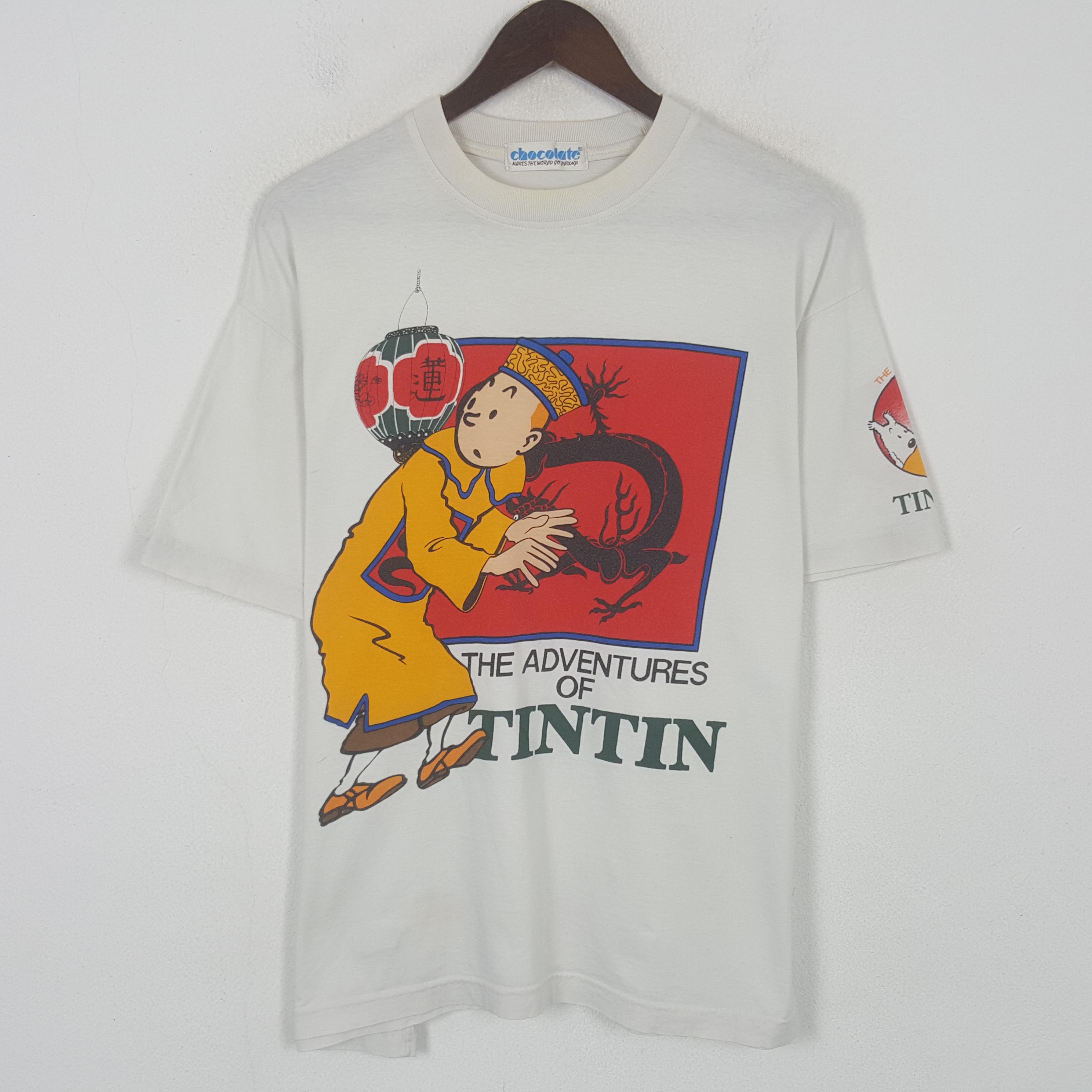 ヴィンテージ「タンタンの冒険」Tシャツ - Etsy 日本