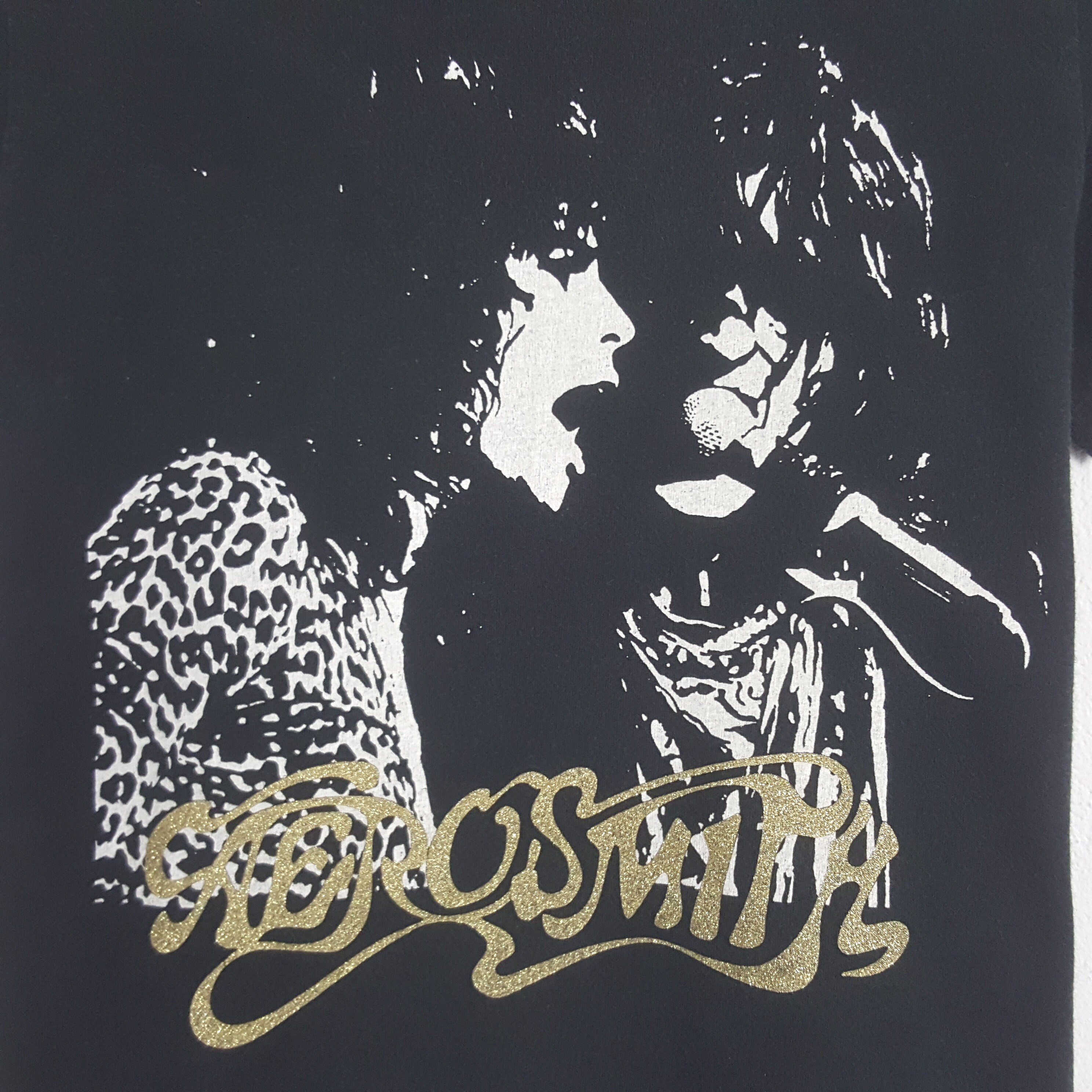 エアロスミス　ヒステリックグラマー　コラボTシャツ　Lサイズ ヴィンテージ ヒステリックグラマー x エアロスミス アメリカンバンド