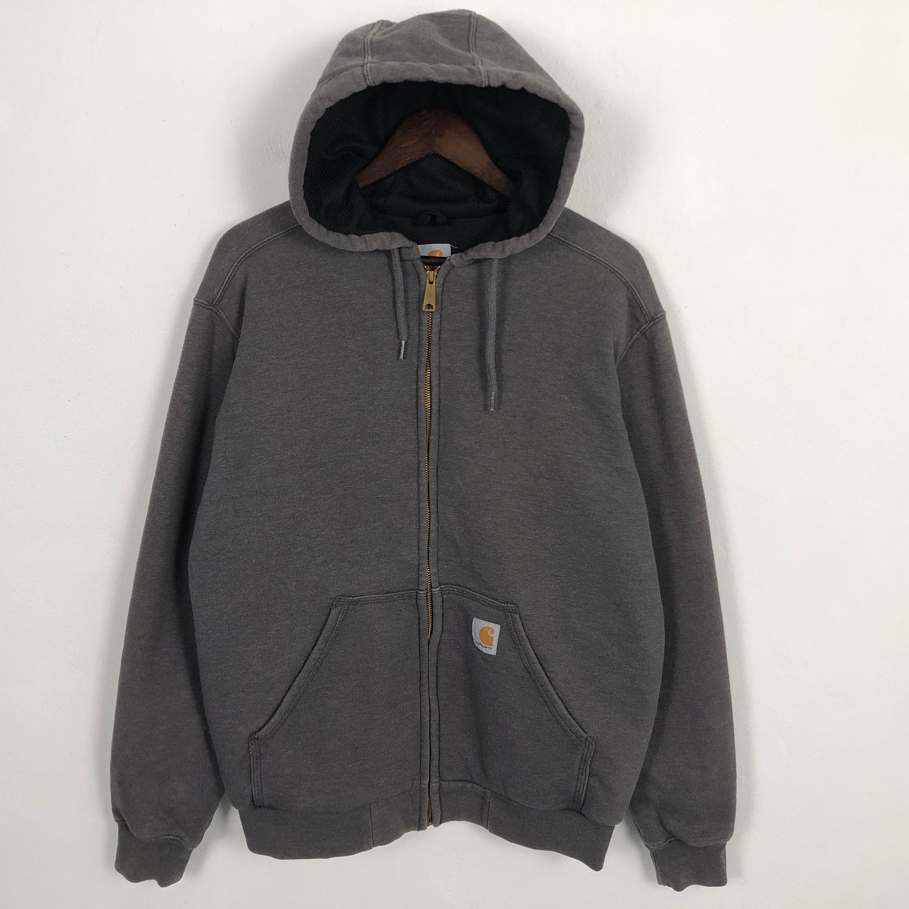 Vintage Carhartt Small Logo Zipper Jacket With Hoodie - Etsy