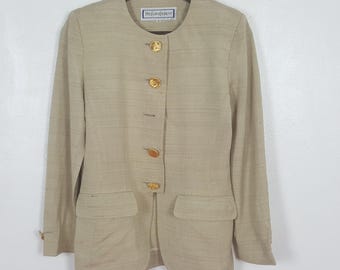 Vintage YSL Yves Saint Laurent Reversible Big Logo Jacket - Etsy