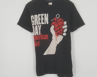 Vintage GREEN DAY American Idiot Band T-shirt - Etsy