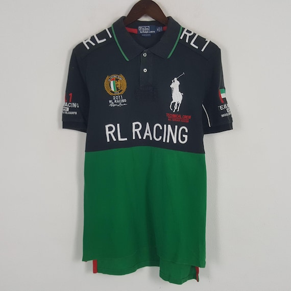 Vintage Polo Ralph Lauren RL Racing UAE 9 Polos Shirt - Etsy