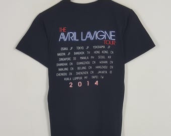 Vintage the Avril Lavigne Tour Tshirt - Etsy Israel