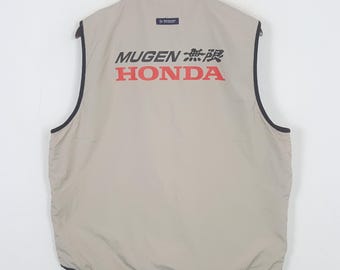 Vintage Dunlop x Custom Mugen Honda Sport Vest Jacket
