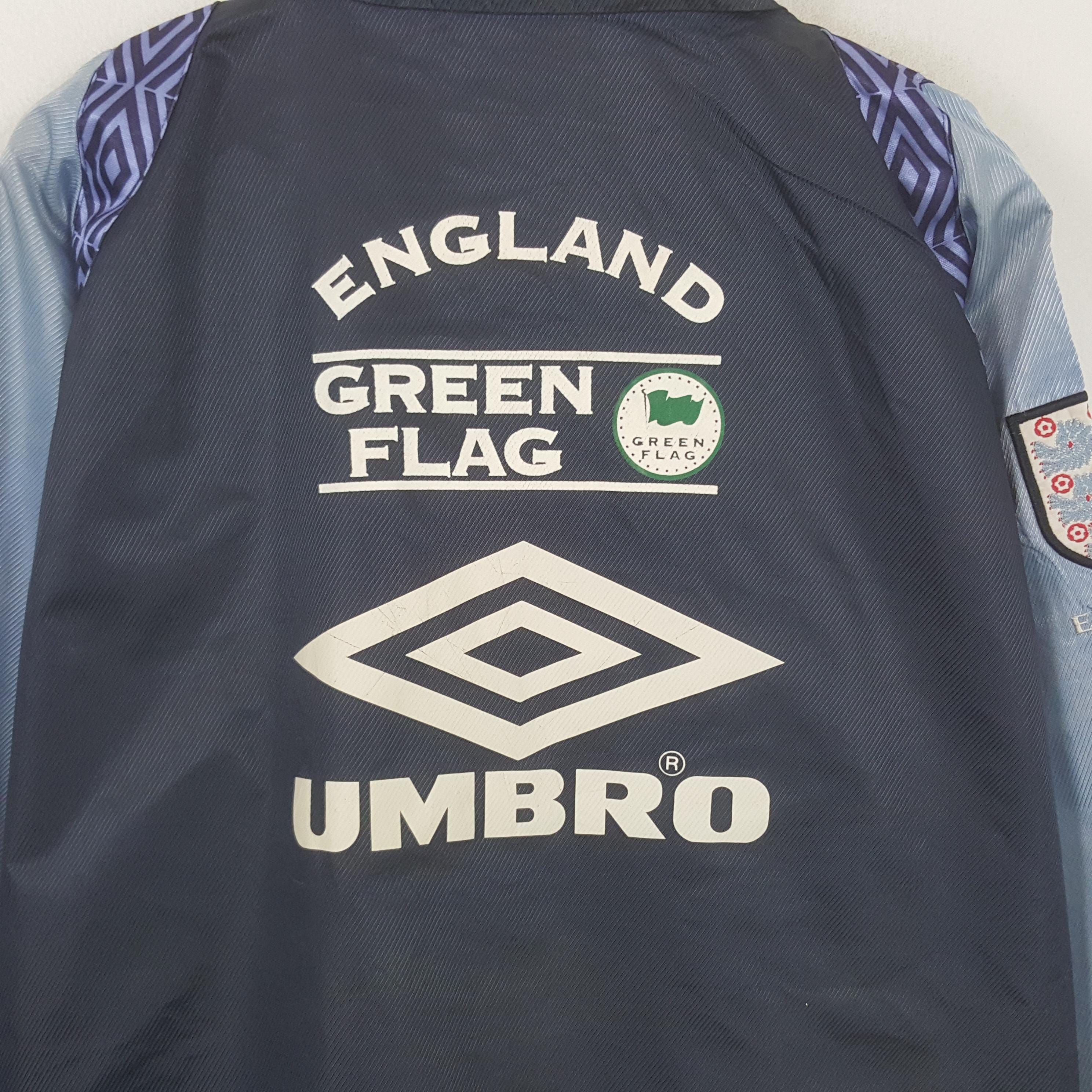 Vintage Umbro England FC Green Flag Windbreaker Jacket - Etsy