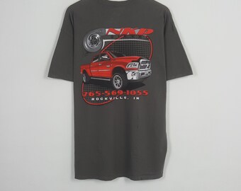 Vintage NKP Diesel Japanese Brand Turbo Car Tshirt