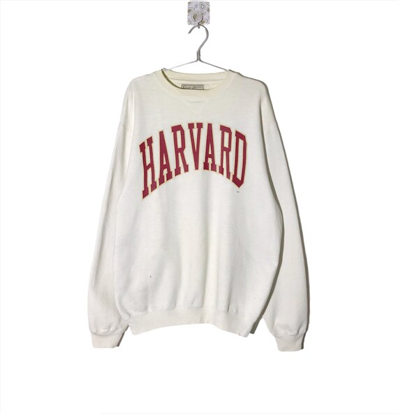 Vintage Harvard university college Crewneck Sweatshirt Pullover Jumper L Size Etsy Mexico