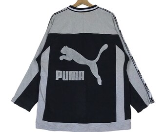 Puma Eye Logo on Back Text in Front Sweater
